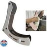 TUOREN Electric Guitar Rest Guitar Foot Stool Adjustable Professional Electric Guitar Support Plastic and Metal Guitar Footstool Leg Stand Guitar Lifter for Guitar Players Silver