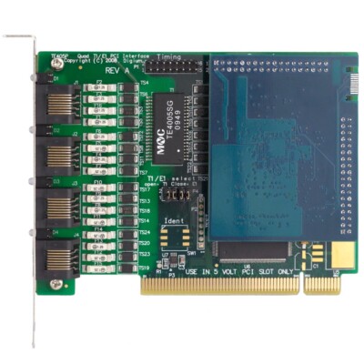 TE407 with EC module  PCI 2.2 card 4 port PRI E1 T1 card Asterisk Elastix PCI