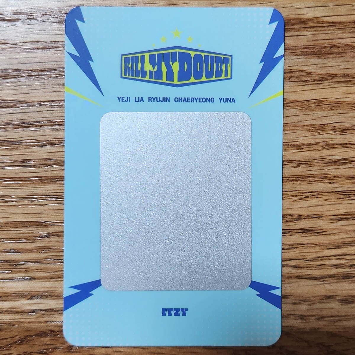 ITZY kill my doubt トレカ MAKESTAR ネコ ITZY KILL MY DOUBT MAKESTAR EVENT POB PHOTOCARD Rabbit
