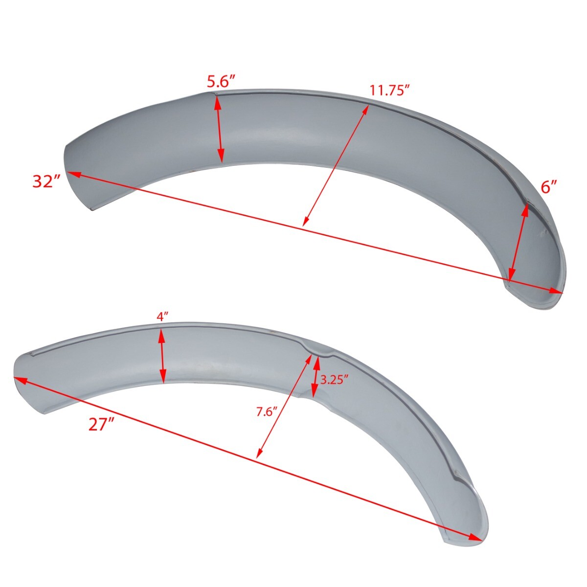 Fits Triumph T120 T100 T90 Front Rear Mudguards Bare Metal 