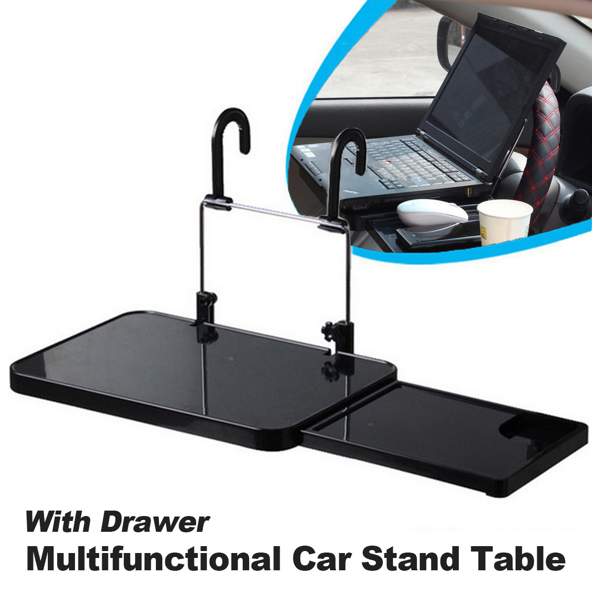 Car Vehicle Seat Foldable Laptop Mount Tray Table Laptop Desk