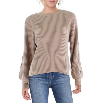 

Женский коричневый пуловер с круглым вырезом Guess Jodie, коричневый топ  BHFO 5399