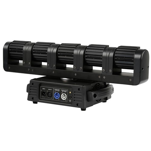 2pcs RGBW Stage Light 5 Moving head DJ Lights DMX 5x12W Beam LED Lighting party