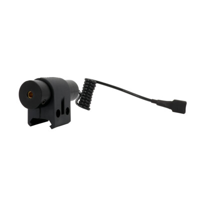 New Valken Red Laser Sight Site w Weaver Mount  & Coiled Remote On/Off - Black