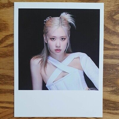 Rose Official Polaroid Photo BlackPink Born Pink MD Pop-Up Store Genuine Kpop