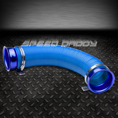 3 РЕГУЛИРУЕМЫХ/ ГИБКИХ КОРОТКИХ ШТОССЕЛЯ/ВОЗДУХОЗАБОРНИКА ХОЛОДНОГО ВОЗДУХА / ТРУБКА ТУРБОКАНАЛА СИНИЙ ШЛАНГ