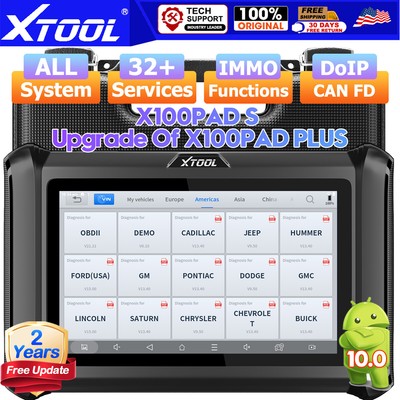 2024 New XTOOL X100PAD S Car All System Diagnostic Scanner IMMO Coding Scan Tool