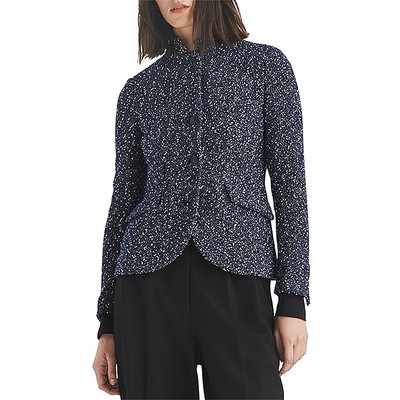 Женский блейзер Rag & Bone Slade из синей полушерстяной смеси без воротника 00 BHFO 7046