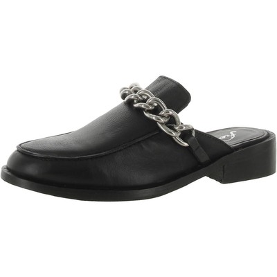 Женские шлепанцы из черной кожи Free People Vida, размер 36, средний (B,M), BHFO 2709