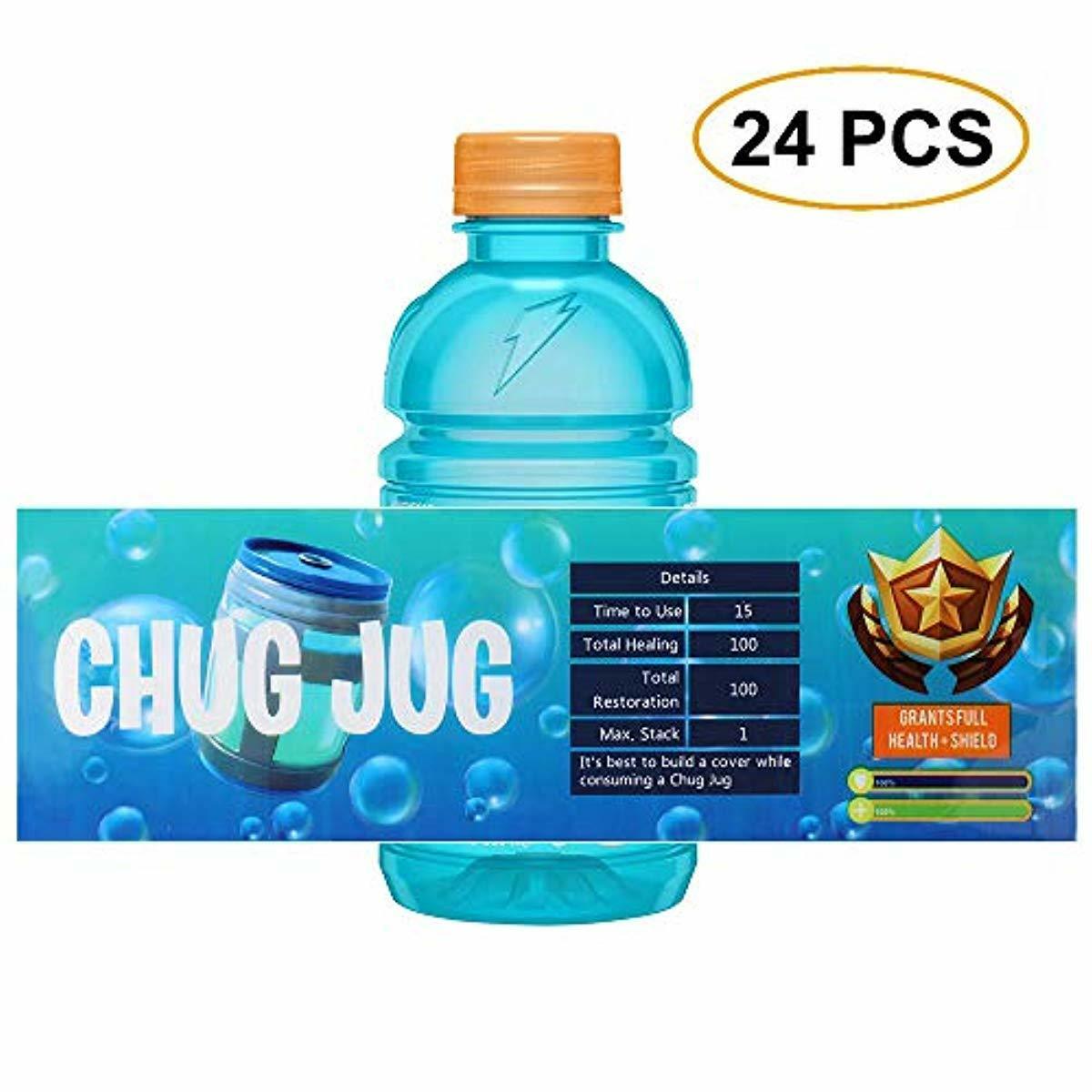 Chug Jug Bottle Labels 24 Count Game Party Supplies Birthday