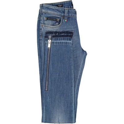 PHILIPP PLEIN PHILIPP PLEIN LADIES MORGAN FIT ANGEL STRETCH DENIM JEANS