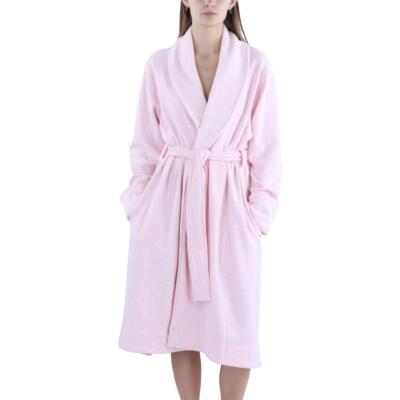 Ugg Womens Duffield II Pink Fleece Comfy Cozy Robe Loungewear M BHFO 5781