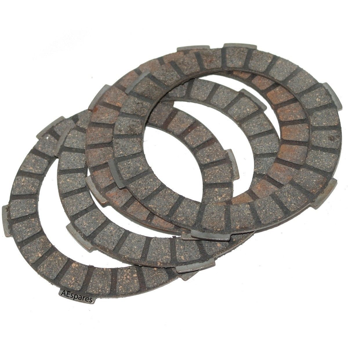 Lambretta GP LI SX TV Clutch Plates Moulded Set of 4 Makino  