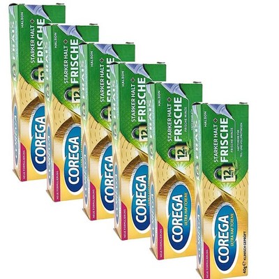 6x Corega Ultra Prothesen Haftcreme 6x 40g Zahnprothesen Haftmittel