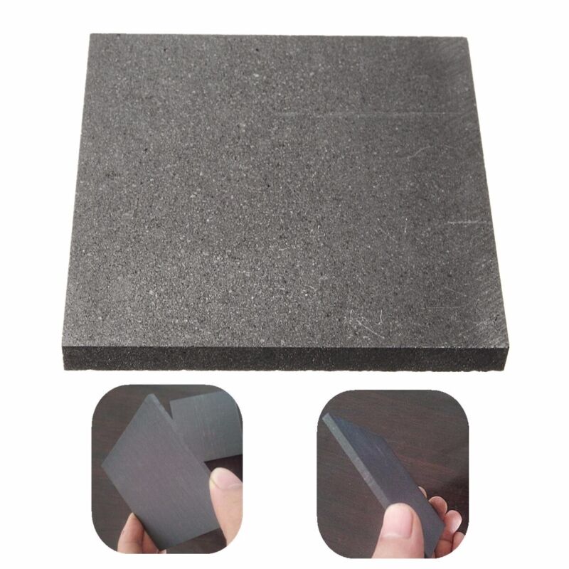 High Purity 99.9% Graphite Ingot Blank Block Sheet 100x100x10mm Electrode Plate