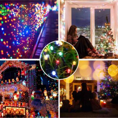 LED Solar String Lights Outdoor Garden Yard Decor Lamp Waterproof Fairy Light