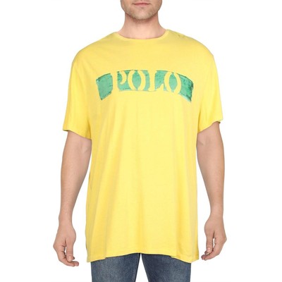 

Мужская желтая футболка классического кроя с логотипом Polo Ralph Lauren  BHFO 7134, Желтый, 710871258003