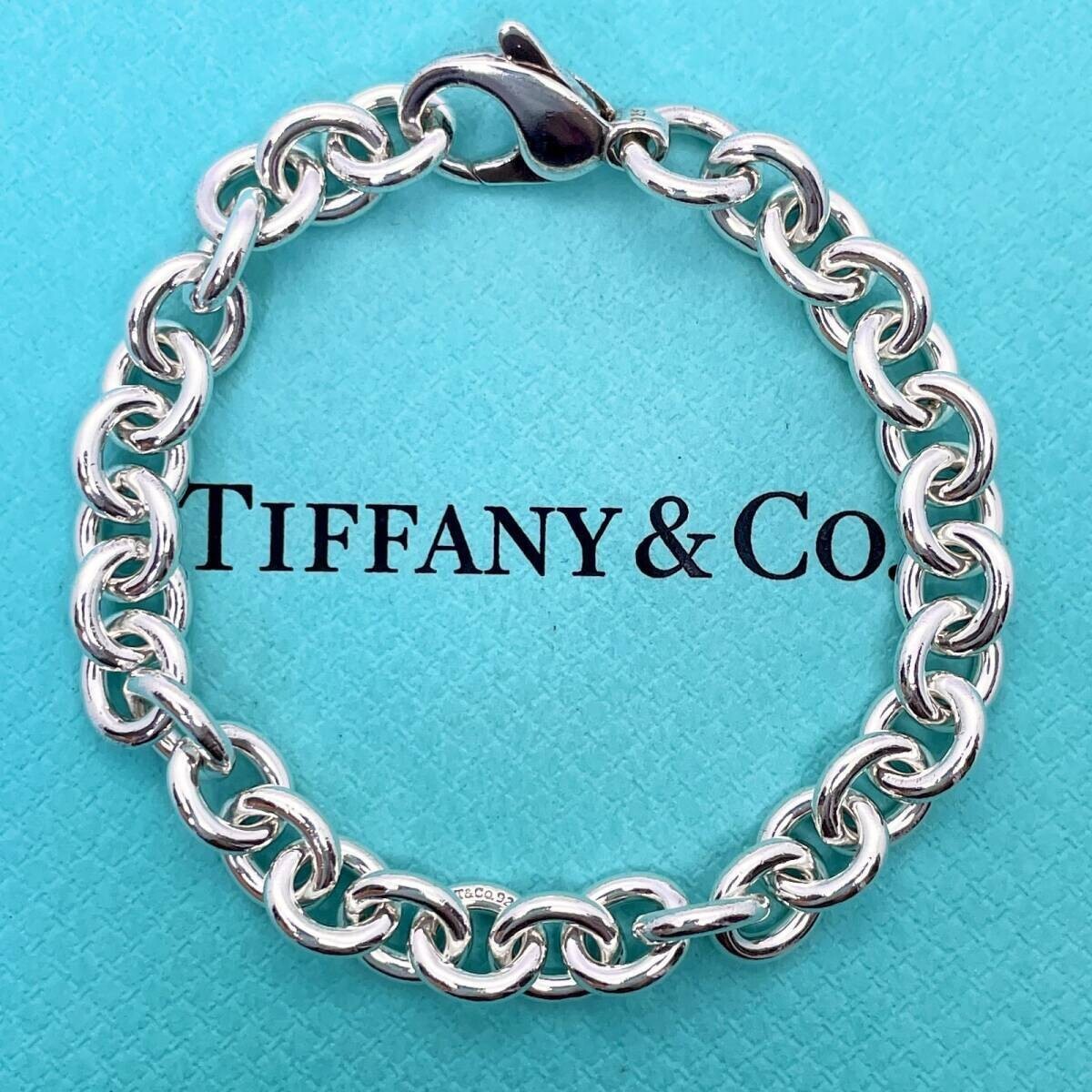 ティファニー ドーナツ リンク シルバー ブレスレット SV925 YO525B Tiffany & Co. Circle Link Silver Bracelet Sv925 Donut Chain