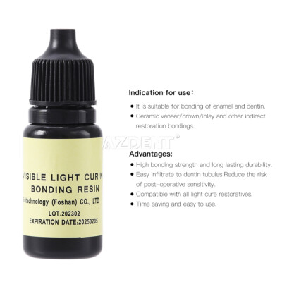 Dental Light Cure One Step Dentin Enamel Resin Bonding Adhesive