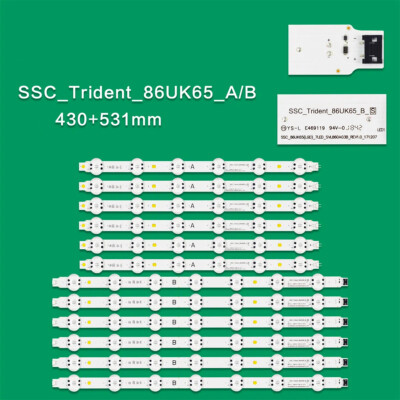 LED Backlight For LG 86UK6570PUB 86UN85006LA 86UN8570AUD 86UM8070AUB 86UL3E-TJ