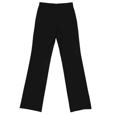 Pre-owned Balenciaga Ladies Black Wool Gabardine Tailored Pants