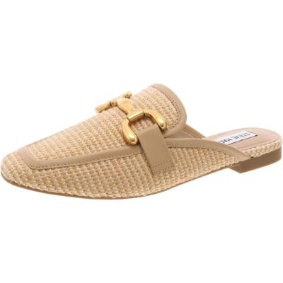 Steve Madden Womens Fortunate Leather Flat Slip On Mules Shoes BHFO 2482