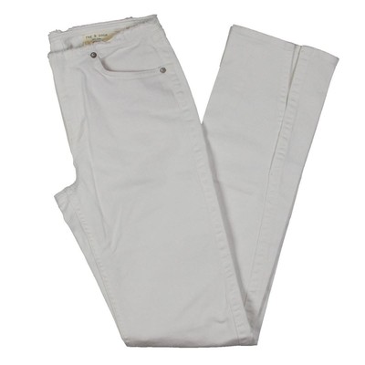 

Rag - Bone Женские белые расклешенные джинсы Maya с высокой посадкой  BHFO 3142, Белый