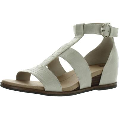 

Scholls Shoes Женские босоножки на танкетке Free Spirit цвета слоновой кости 8 Medium (B,M) 2220, Oyster