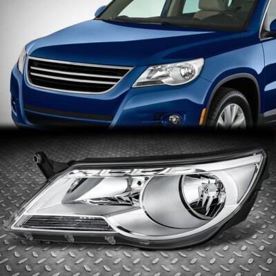 Для 09-11 VW Tiguan OE Style Левая фара со стороны водителя в сборе Хром