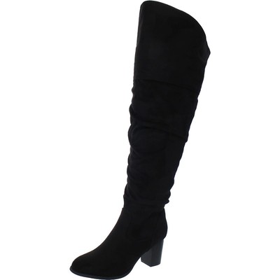 

Женские черные ботфорты Journee Collection 10,5 Medium (B,M) BHFO 0016, Черный, BHFOXWC