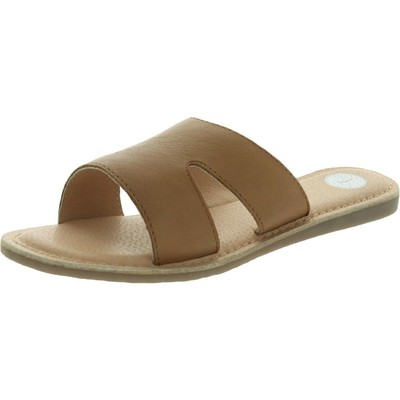 Женские шлепанцы Journee Signature Walker Tan 9 Medium (B,M) BHFO 7778