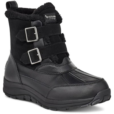 Женские мотоботинки Koolaburra Imree Moto Boot Черные водонепроницаемые и устойчивые к атмосферным воздействиям BHFO 0464