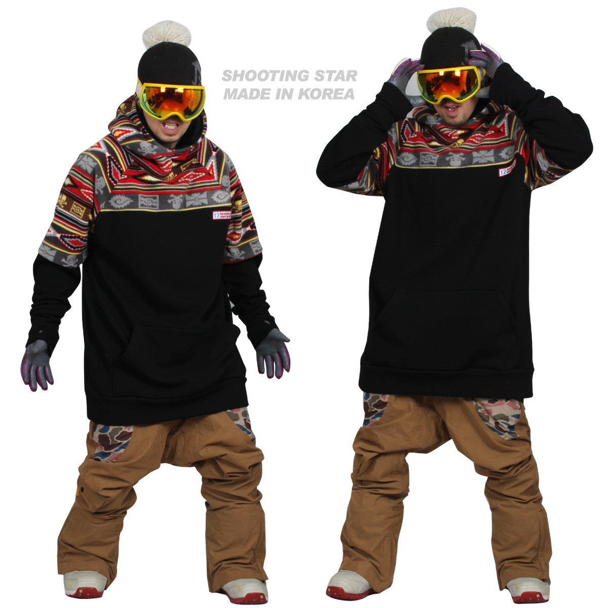 long tall snowboard hoodie