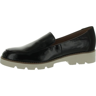 Vionic Womens Kensley Patent Leather Slip On Block Heel Loafers Shoes BHFO 3874