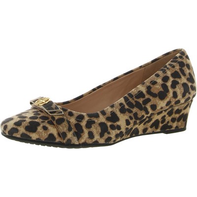 

Женские туфли на танкетке Cole Haan Malta Brown 5.5 Medium (B,M) BHFO 2960, Leopard print, Malta