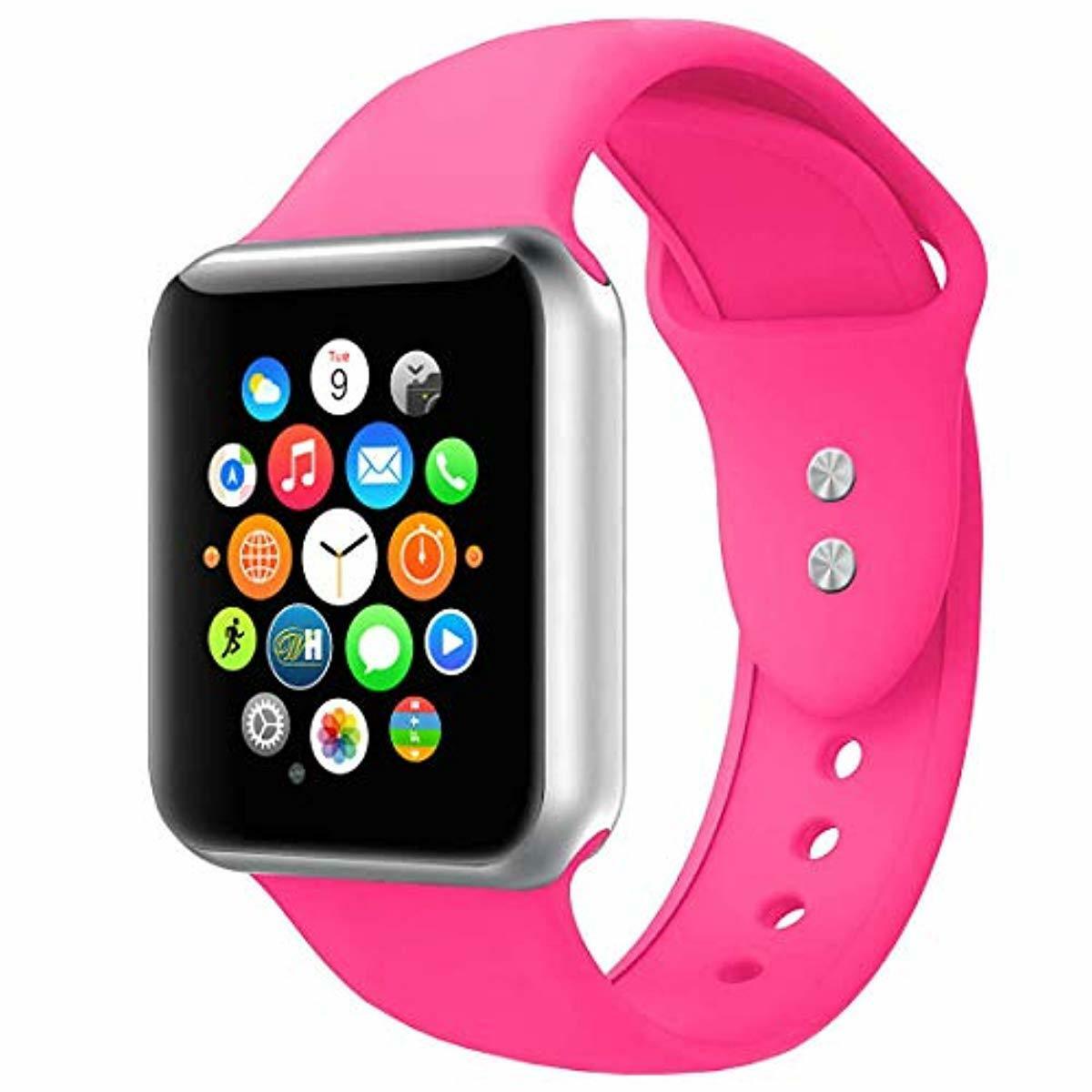hot pink apple watch band 38mm