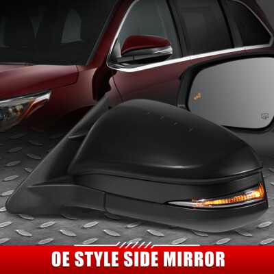 ДЛЯ 17-19 TOYOTA HIGHLANDER С ЭЛЕКТРОПРИВОДОМ + ОБОГРЕВОМ + УКАЗАТЕЛЬ ПОВОРОТА + ЗЕРКАЛО ЛЕВОЙ БОКОВОЙ ДВЕРИ BSD