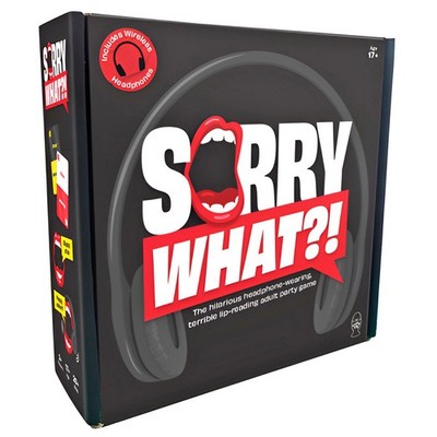 Sorry What?! – Funny Lip Reading Party Game - Hilarious Family Card Game