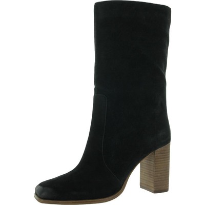 

Черные женские ботинки до середины икры Dolce Vita Nokia 10, средний (B,M) BHFO 8931, Black suede
