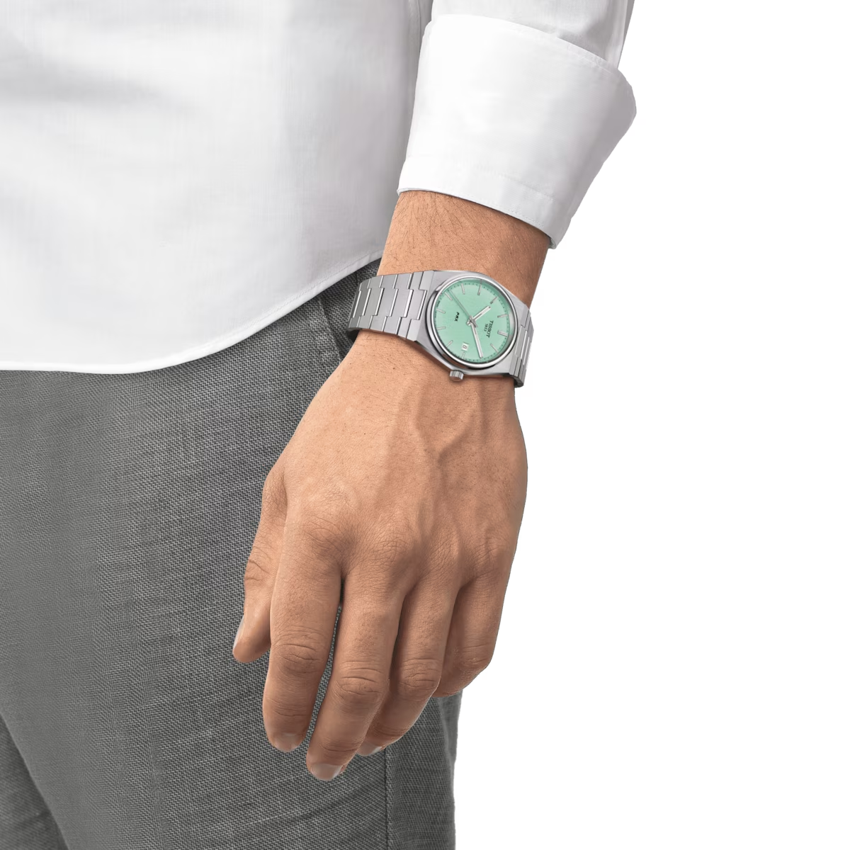 TISSOT TISSOT PRX LIGHT GREEN DIAL MEN'S WATCH T137.410.11.091.01