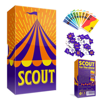 1PCS Oink Games Scout Card Game 2-5 Players  - Fun Circus Family Game XMAS GIFT+