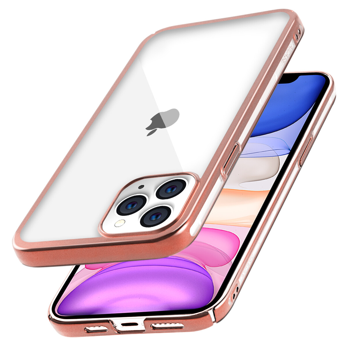 iPhone 12/12 Mini/12 Pro Max Ultra Thin PC Clear Crystal ...