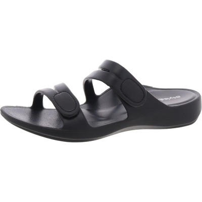 Style & Co. Womens Jessaa Strappy Open Toe Slip On Slide Sandals BHFO 3259