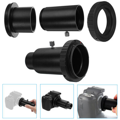 1.25in Extension Tube and Telescope Mount Camera Adapter T-Ring For Canon EOS