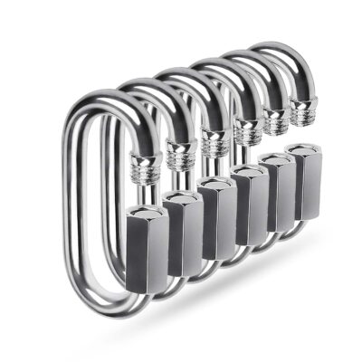 3'' Carabiner Quick link Strap Connector Steel Chain Repair Shackle D Shape