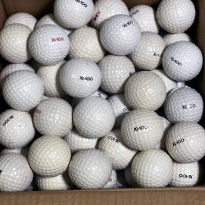 100 Used Golf Balls Hit-Away Shag Bulk Box | Grade A | Range/Practice Only