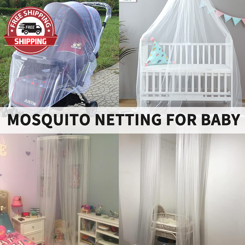 Mosquito Net for Porch/Patio/Canopy/Garden, Outdoor Sheer Tulle Curtains Mesh Ne