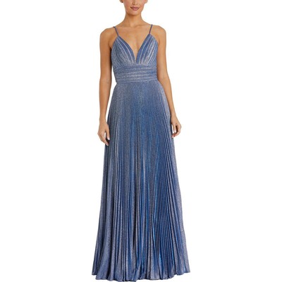 Официальное вечернее платье Mac Duggal Womens Metallic Illusion BHFO 9118