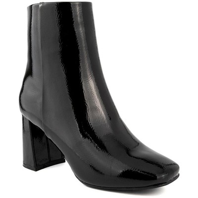 Женские ботильоны Sugar Elly черного цвета из искусственной кожи Shoes 8 Medium (B,M) BHFO 6350
