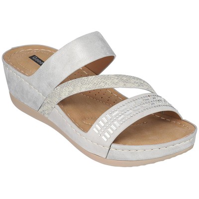 Женские босоножки на платформе Steve Madden Tera серебристого цвета, размер 10, средний (B, M), BHFO 9762